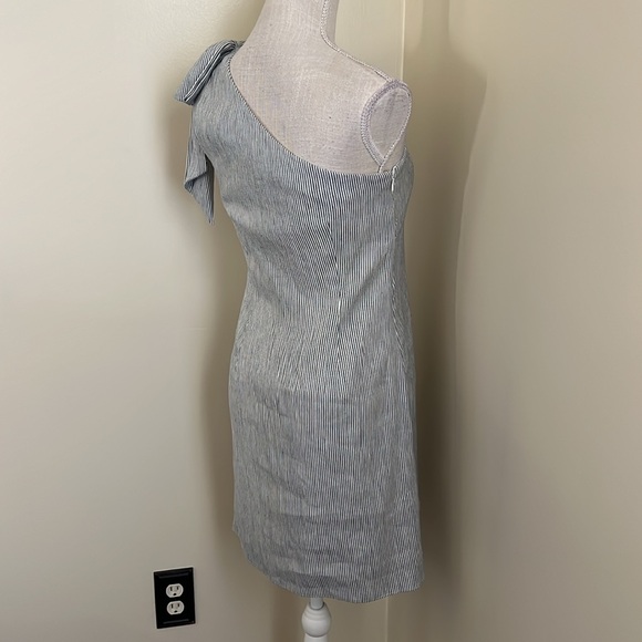 🆕 Antonio Melanie Dress Elegant One-Shoulder Gray Dress - Picture 14 of 16